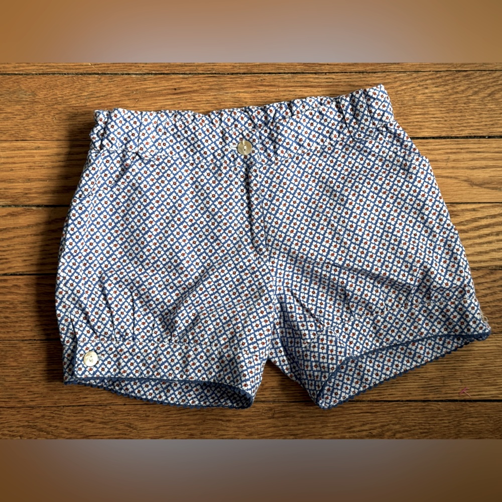 Oscar de la Renta Patterned Shorts - Size 6